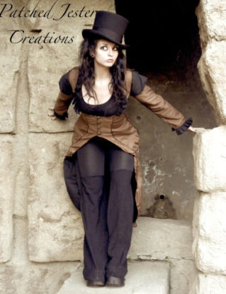 Made to Order - Steampunk Corset Coat by PatchedJester steampunk buy now online