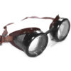 Steampunk Goggles Vintage WELSH Steam Punk Driving Glasses Two Tone BROWN Frames Black Eye Caps and Vents STUNNING - Steampunk by edmdesigns by edmdesigns steampunk buy now online