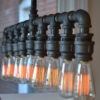 Lighting - Industrial Lighting - Steampunk Lighting - Industrial light - Bar Light - Industrial Chandelier - Ceiling light - Kitchen by WestNinthVintage steampunk buy now online