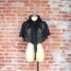 SALE... Antique Victorian Black Lace Short Cape . Mourning Gothic Steampunk by snootieseconds steampunk buy now online