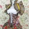 Fairy/Woodland Butterfly Military Steampunk Corset-to fit 25-28" natural waist by AliceAndWillow steampunk buy now online