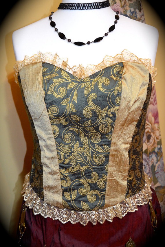 Ladies Steampunk Corset by LoveAppleJuice steampunk buy now online