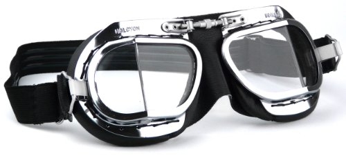 Mk9 Deluxe - Classic Motorcycle Goggles/Classic Flying Goggles by Halcyon steampunk buy now online