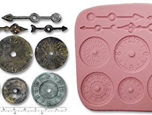 STEAMPUNK CLOCK & COMPASS FACES Craft Sugarcraft Fimo Chocolate Silicone Rubber Mould Mold steampunk buy now online