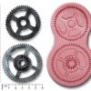STEAMPUNK COGS & GEARS #2 Large Craft Sugarcraft Fimo Chocolate Silicone Rubber Mould Mold steampunk buy now online