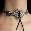 Steampunk choker Tattoo Angel's wings propellers necklace Gothic neck corset by pinkabsinthe steampunk buy now online