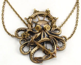 Steam Punk Jewelry Octopus Necklace Kraken Cthulhu Steampunk Goggles Steam Punk Pirate Necklace Steampunk Jewelry By Victorian Curiosities. by VictorianCuriosities steampunk buy now online