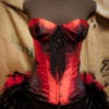 PHOENIX Burlesque Costume Corset Black Victorian lace Steampunk dress by olgaitaly steampunk buy now online