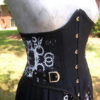 Custom Gears Underbust Corset by crescentwench steampunk buy now online