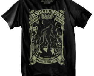 Glow in the Dark Cryptozoology Tracking Society Black/Moon (Gents) by MaidenVoyageClothing steampunk buy now online
