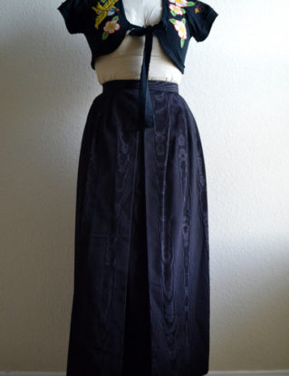 Cloak of Many Colors by Liberty & Lucrezia Steampunk Victorian Pleated Maxi Skirt Size 4 by NinasDream steampunk buy now online
