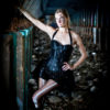 BLACK WIDOW Steampunk Dress Burlesque Costume Gothic corset by olgaitaly steampunk buy now online