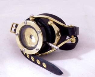 Steampunk Goggle IRIS APERTURE Monocle Victorian Theatrical Goth Industrial Brass LARP All Black by steampunkdesign steampunk buy now online