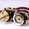 Steampunk goggle IRIS APERTURE and Telescopic Telescope Brass LARP Black by steampunkdesign steampunk buy now online