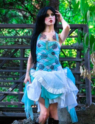 Twisted Alice Dress by PatchedJester steampunk buy now online