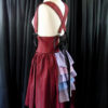 Bustle, Side Panel and Belt Combo Red Striped Corset Waist Cincher Harness Skirt SAMPLE SALE by redcurrydesigns steampunk buy now online