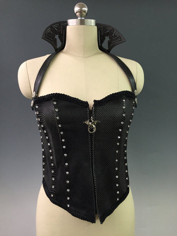 Celtic Magic Corset Custom Made - Custom Leather Corset - Motorcycle Wear - Steampunk, Victorian, Goth, Fetish, Sexy by LeatherFeatherFleece steampunk buy now online