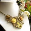 Victorian Steampunk Necklace "Memory" by TimeMachineJewelry steampunk buy now online