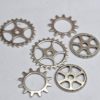 **OFFER**6 x Steampunk Style Gear/Cog/wheel Pendants-Antique Silver Coloured-**BUY ONE PACKET GET ONE PACKET FREE**by AC Crafts steampunk buy now online