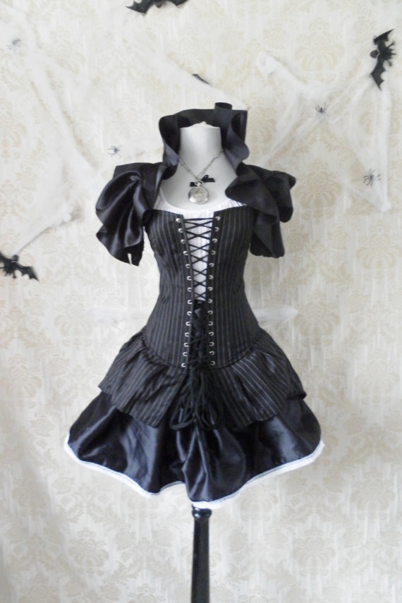 High Seas Pirate Corset Costume -Whole Outfit-Made To Order In Your Size by AliceAndWillow steampunk buy now online