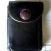 Black Leather pouch with compartments by TimeTravelersIntl steampunk buy now online