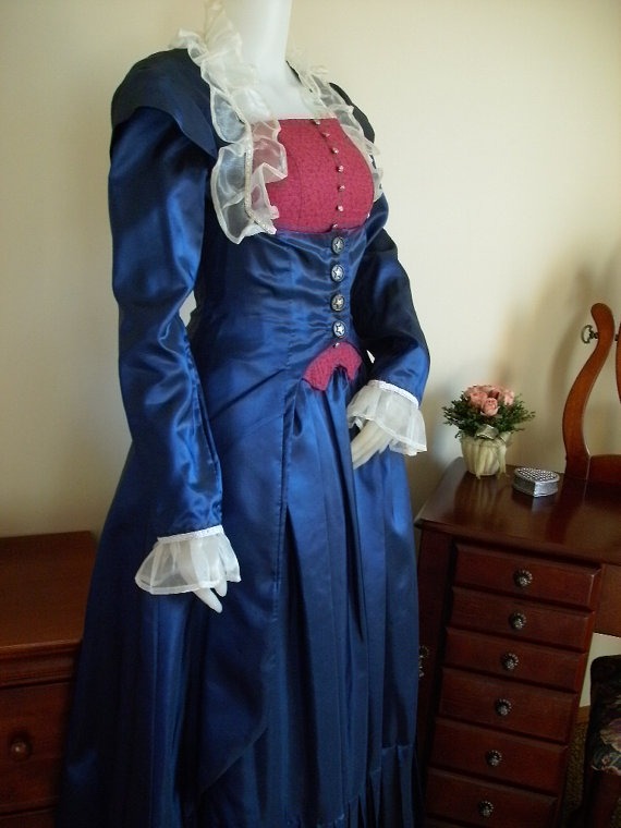 Historical Victorian Gown--- 3 piece Set Includes Skirt, Bustier and Jacket--- Custom, Made To Order by TheModestMaiden steampunk buy now online