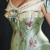 c. 1905 Hand Painted Sea Foam Silk Edwardian Ensemble by PeriodCorsets steampunk buy now online