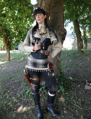 Airship Captains Steampunk costume from Steampunk Fashions Book in your choice of fabric by Discombobulous steampunk buy now online