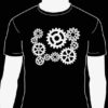 Steampunk Gears Tee by RH2Creations steampunk buy now online