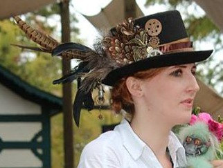 CUSTOM One of A Kind, Victorian Steampunk Hat for Costume Cosplay Renaissance Fair by BreakawayCreativeArt steampunk buy now online