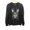 Steampunk Cat Sweatshirt - Dapper Cat Monocle Top Hat Bowtie - Cat Sweatshirt - Unisex Sizes Small - 3X by boredwalk steampunk buy now online