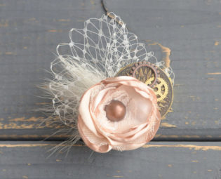 Ivory Steampunk Wedding Fascinator Steampunk Fashion Accessories Steampunk Costumes Steampunk Hair Clip Steampink Brooch Steampunk by LilyMairi steampunk buy now online