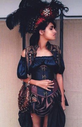 18th Century Steampunk Ladies Formal Wear by LadyZatara steampunk buy now online