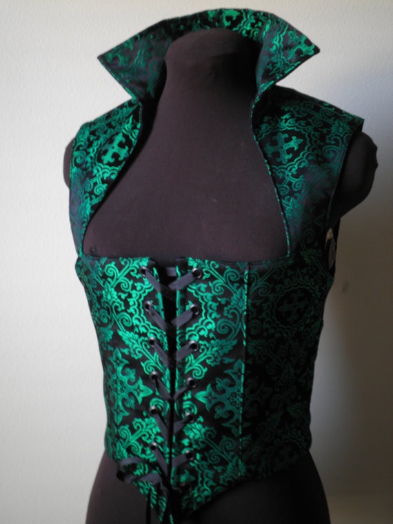 NEW!! Celtic Renaissance Bodice many sizes and COLORS Kelly GREEN and Royal BLUe available by desree10 steampunk buy now online