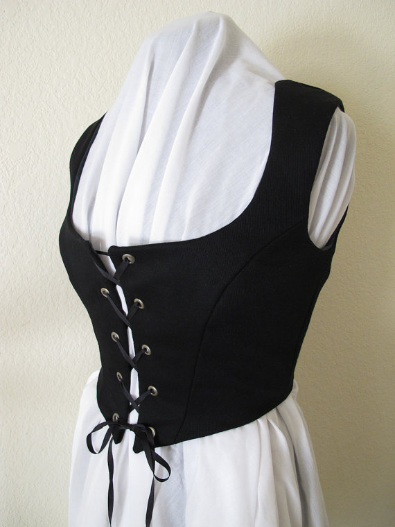 Custom Renaissance Bodice - XL-XXXL by SilverLiningSewing steampunk buy now online