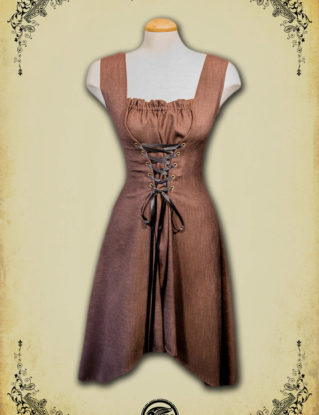 Charlotte Dress medieval clothing - Steampunk short dress for LARP, victorian costume and cosplay by Dracolite steampunk buy now online