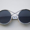 vinate round silver metal sunglasses Steampunk style Hi Tek unusual bridge by hitekdesigns steampunk buy now online