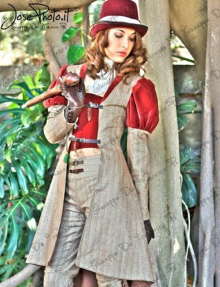 Steampunk complete outfit, jacket, corset, pants, collar. only a size available by TheIronRing steampunk buy now online