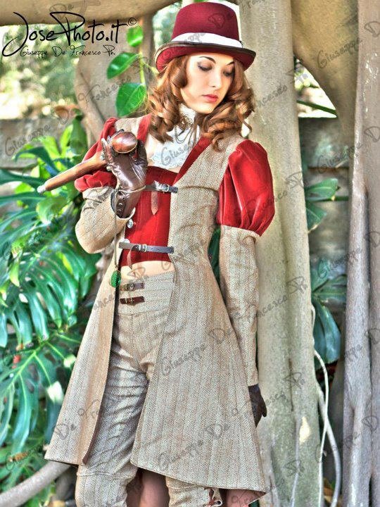 Steampunk complete outfit, jacket, corset, pants, collar. only a size available by TheIronRing steampunk buy now online