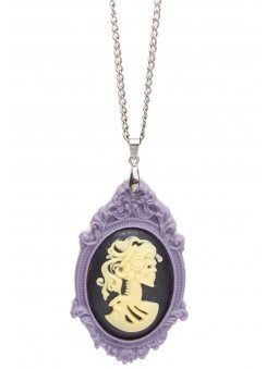 Dead Lady Cameo Necklace steampunk buy now online