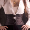 Exquisite Black Leather Steampunk / Pirate / Renn Faire Corset Belt / Waist Cincher -CUSTOM MADE to your size by kvodesign steampunk buy now online