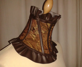 Steampunk Neck Corset by SkinwalkerDesigns steampunk buy now online