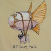 Steampug Tee by Doggleheim steampunk buy now online