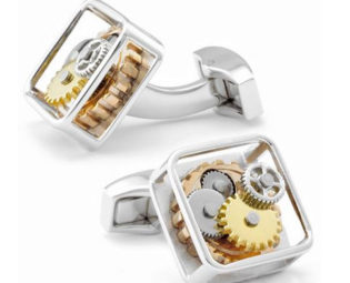 Square steampunk cufflinks by HenrySalisbury steampunk buy now online