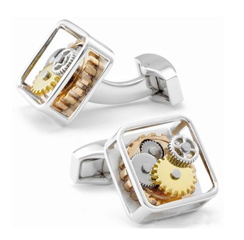 Square steampunk cufflinks by HenrySalisbury steampunk buy now online