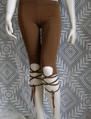 YOGA LEGGINGS TIGHTS pixie gypsy steampunk boho knee pants by SINDdesign steampunk buy now online