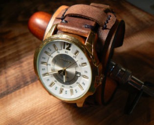 Steampunk watch, Bronze watch, handmade strap, women watch, girls watch, retro watch, tooled strap by GORIANI steampunk buy now online