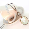 Magnifying Glass Necklace, Monocle, Steampunk Magnifying Glass, Glass Lens Necklace, Antique Style Jewelry by ThreeSistersFoundry steampunk buy now online