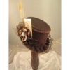 STEAMPUNK TOP HATS, Steampunk Shop, Steampunk Emporium, Brown, Clock Parts, Feathers by EmilyWayHats steampunk buy now online