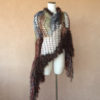 Steampunk Shawl with Copper, Bronze, Gold, Iron, Brown Aged Metallics Steampunk Wedding Shawl Wrap Wedding Clothing Victorian Wedding Metals by CricketsCreations steampunk buy now online